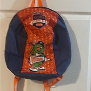 Astros Buddies Kids Backpack - Orange and Blue